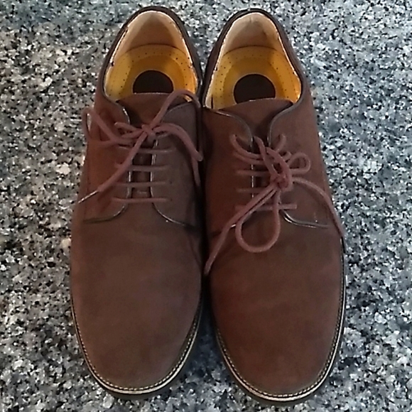 Croft & Barrow Core Technology Brown Leather/Suede Oxford Shoes. Size 11 - Picture 5 of 8